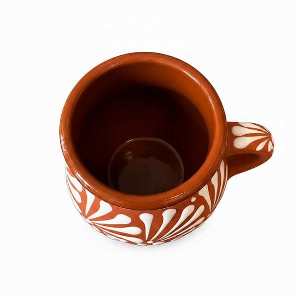 Handcrafted Mexican Talavera Style Ceramic Coffee Mug