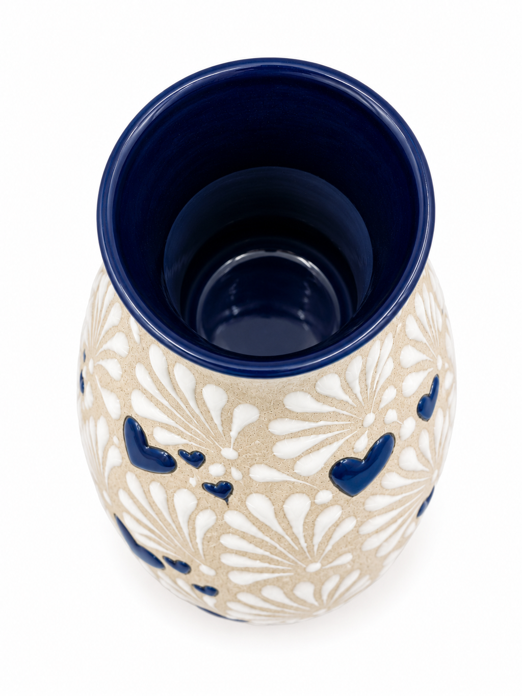 Talavera Floral Flower Vase Handcrafted