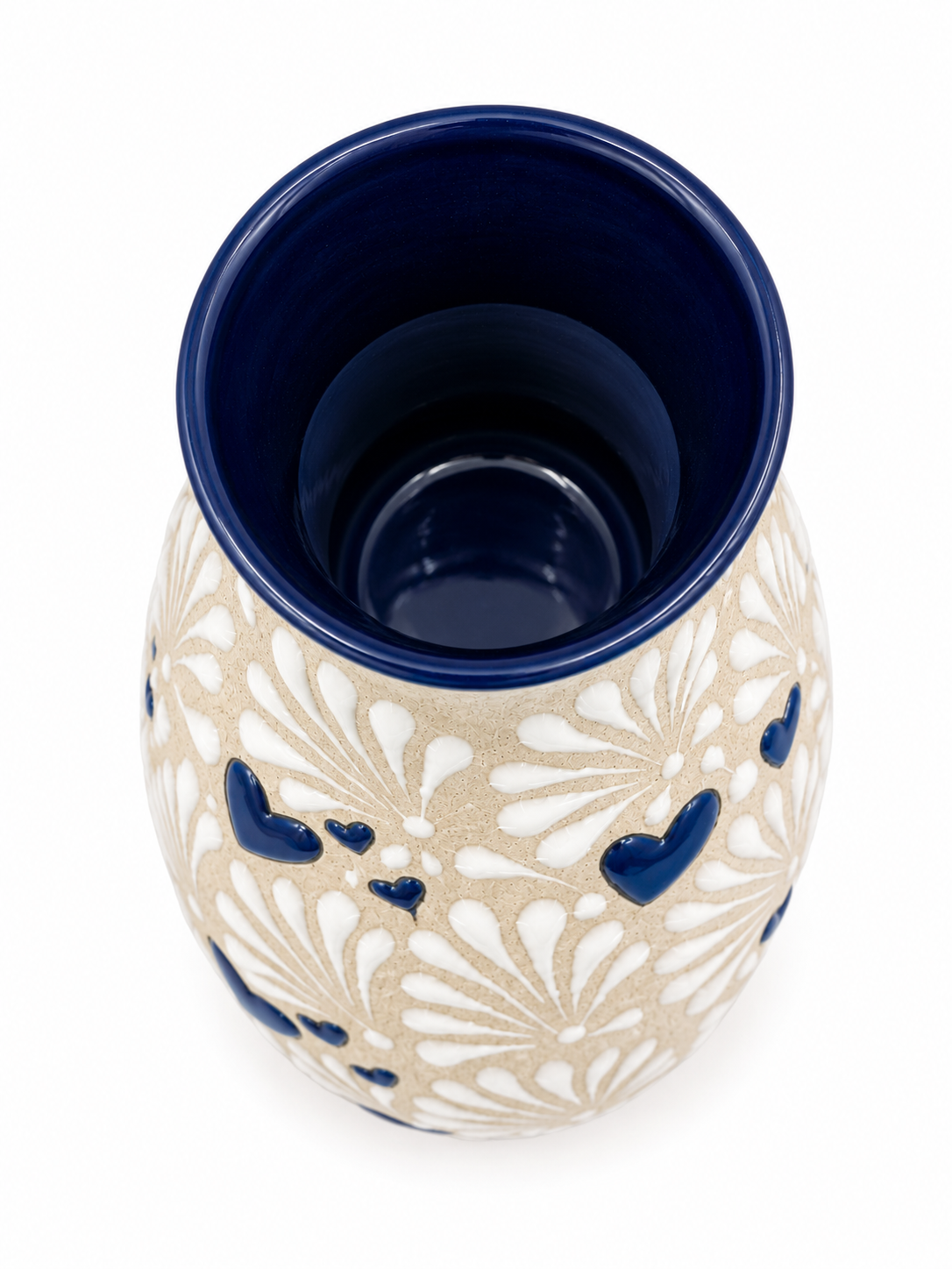 Talavera Floral Flower Vase Handcrafted