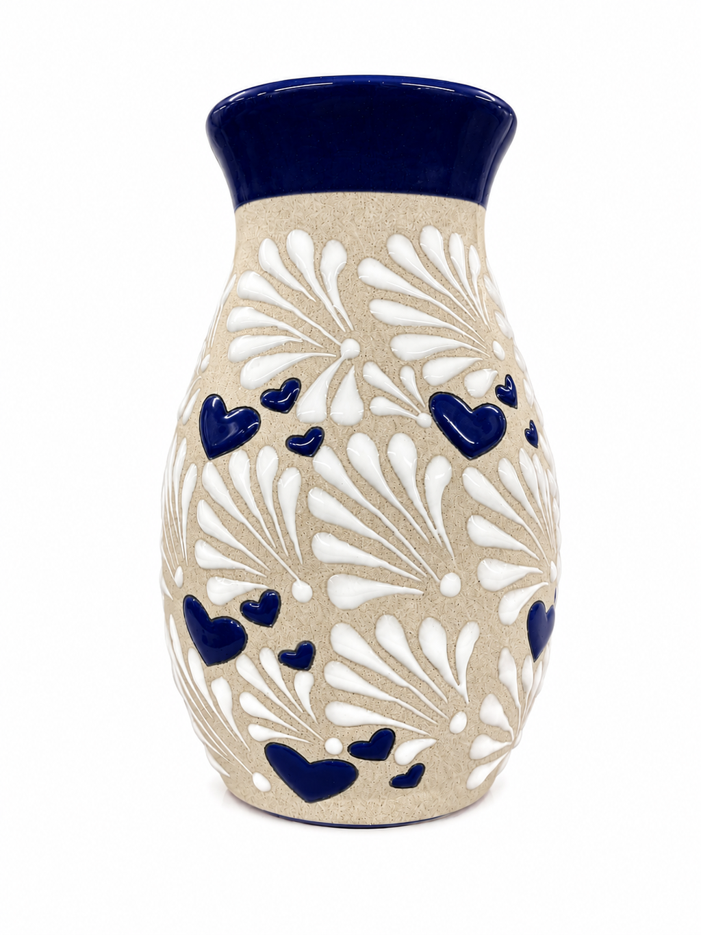 Talavera Floral Flower Vase Handcrafted