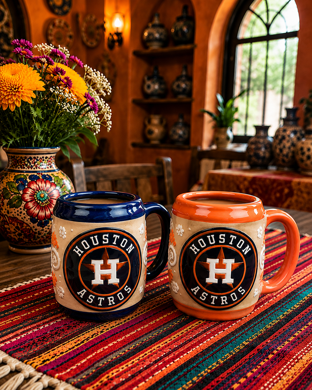 Houston Astros Handcrafted Ceramic Coffee Mug