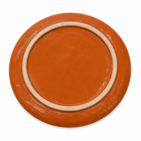 Handcrafted Mexican Terracotta Dinner Plate